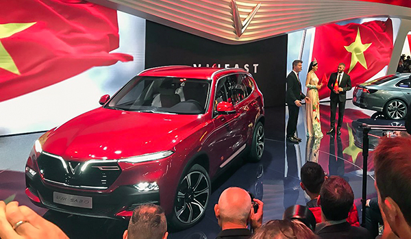 VinFast ra mắt xe tại Paris Motor Show 2018